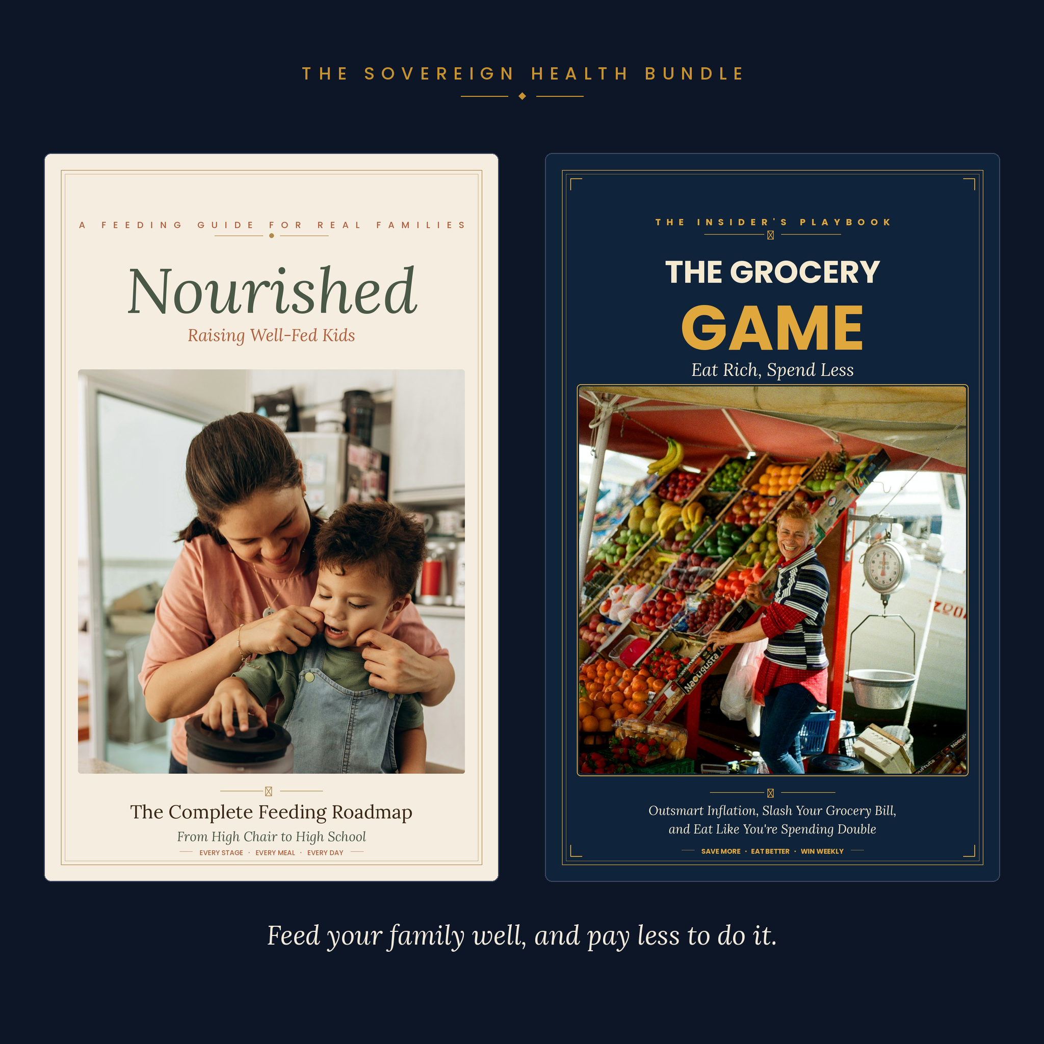 The Sovereign Health Bundle: Nourished + The Grocery Game